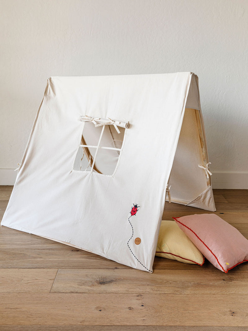 ferm living tent Ladybird Embroidery Tent – Market by Modern Nest