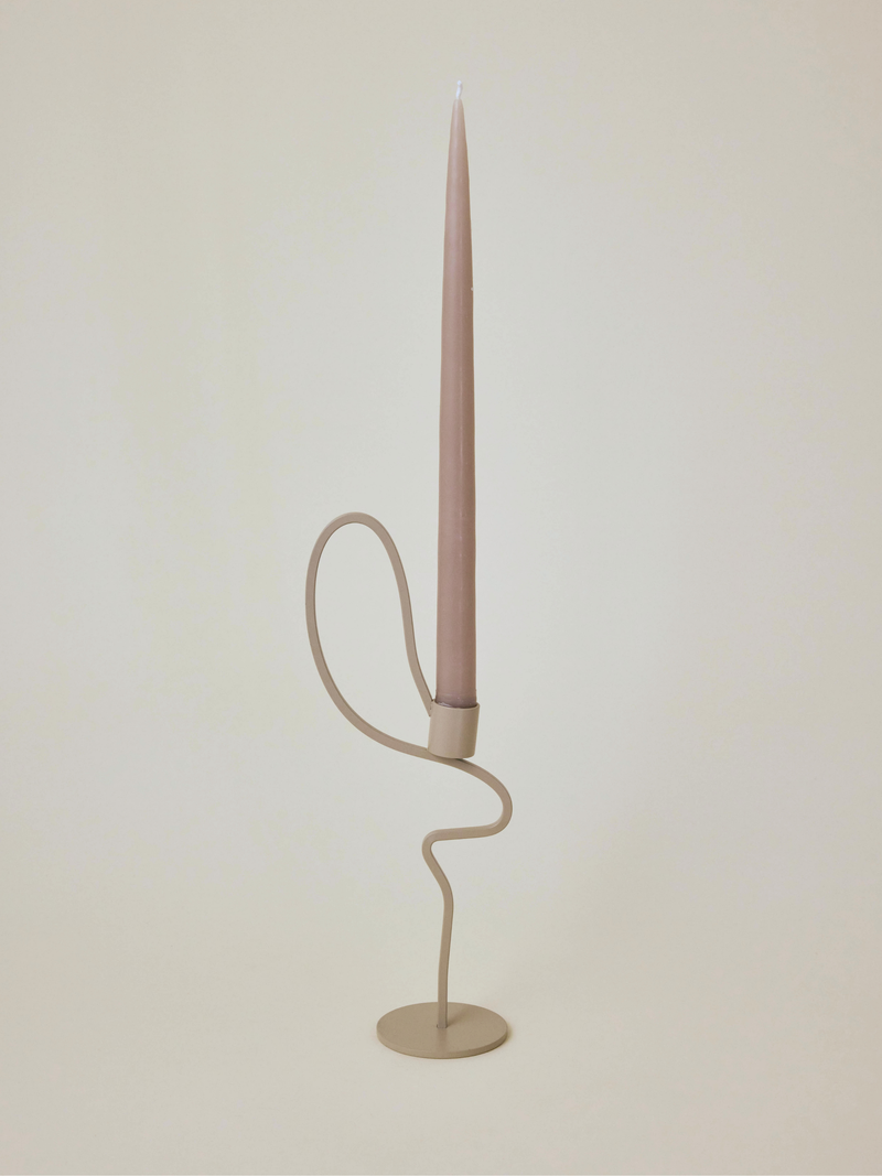 Presidio Candle Holder - Cashmere