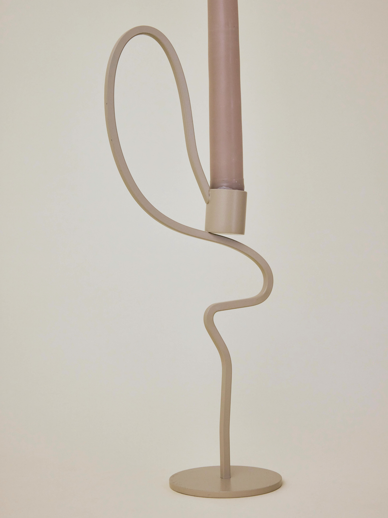 Presidio Candle Holder - Cashmere