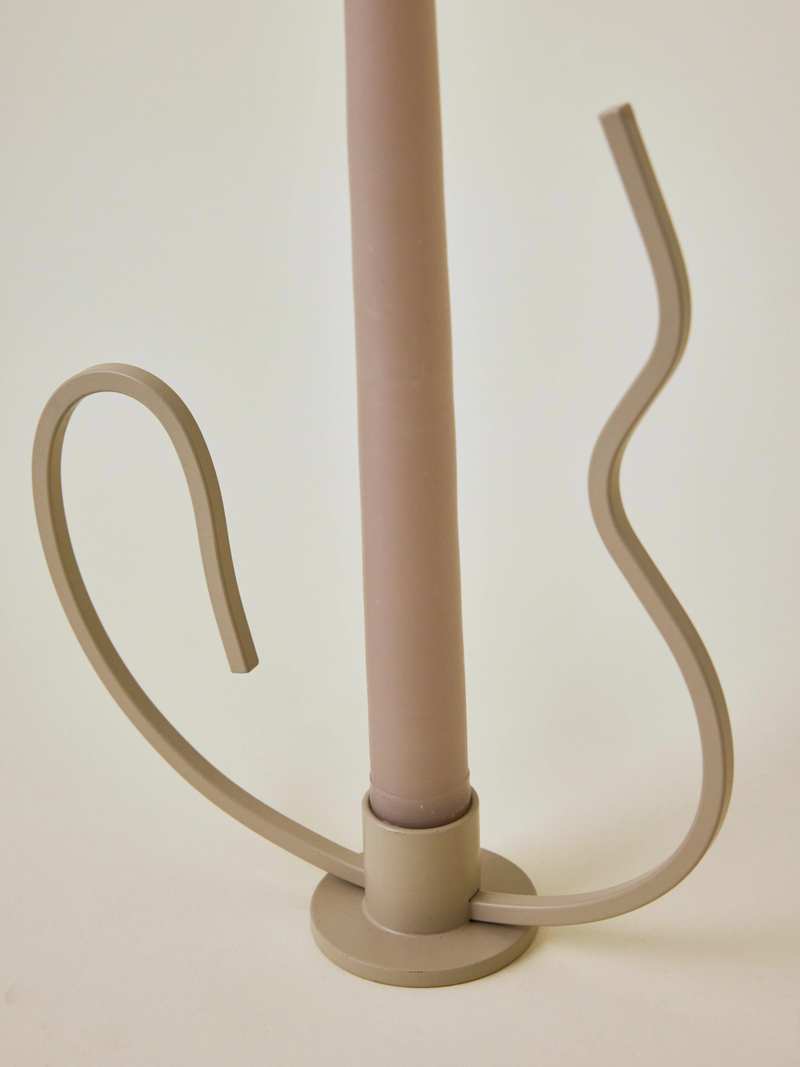 Presidio Candle Holder - Cashmere