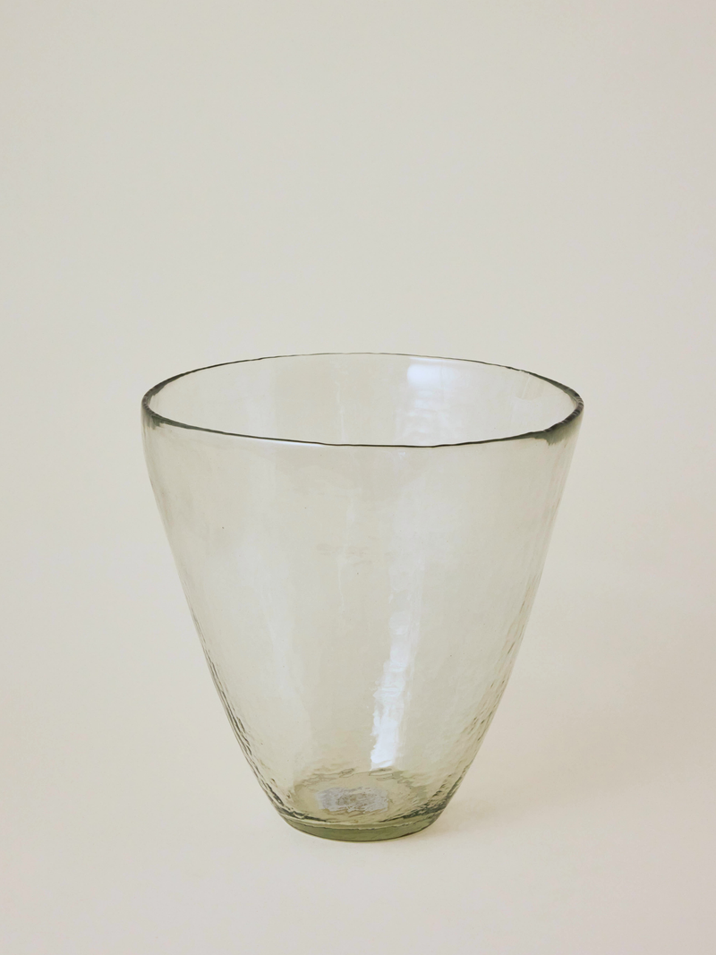 Pebbled Glass Vase