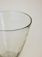 Pebbled Glass Vase