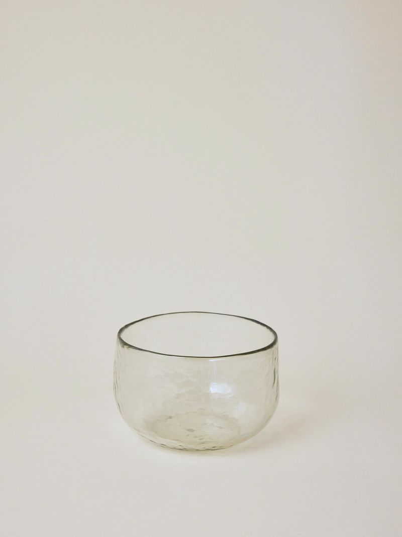 Pebbled Glass Bowl