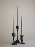 Bronze Poppy Candle Holder