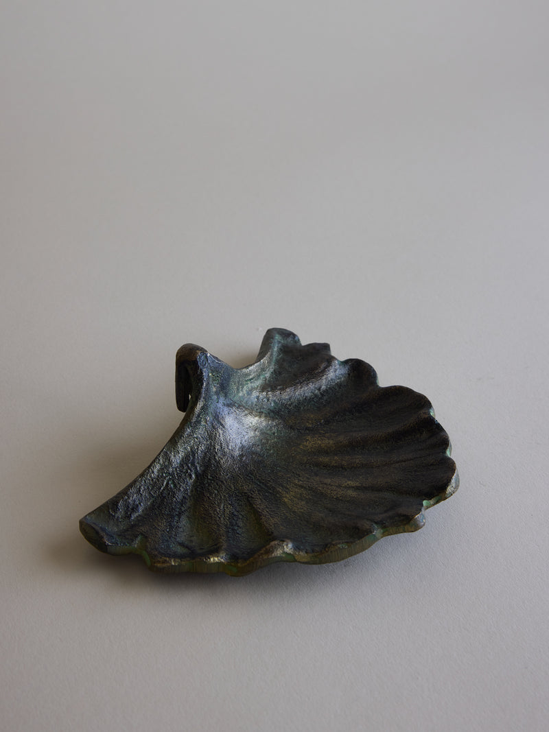 Bronze Ginkgo Leaf Dish