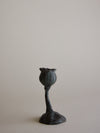 Bronze Poppy Candle Holder