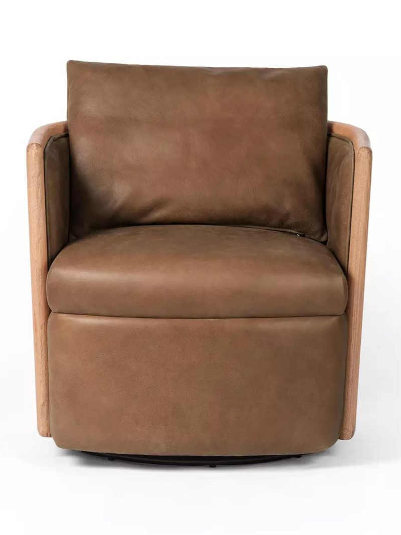 Camelback Swivel Chair