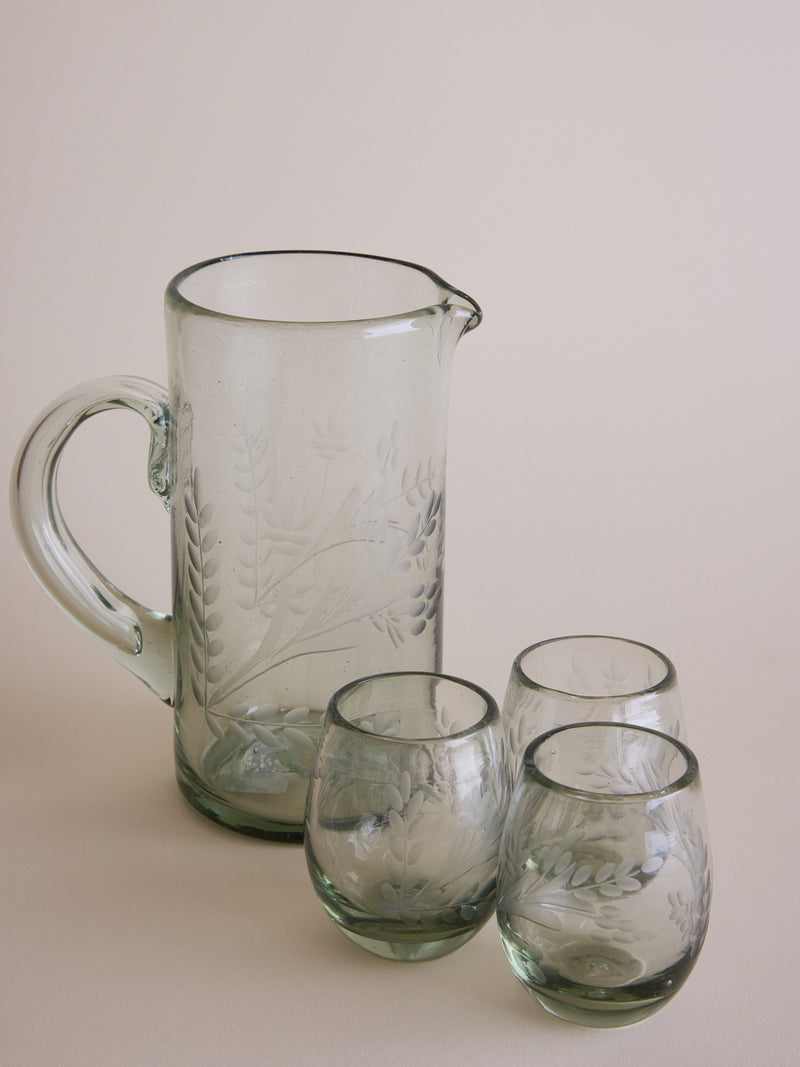 Etched Pitcher