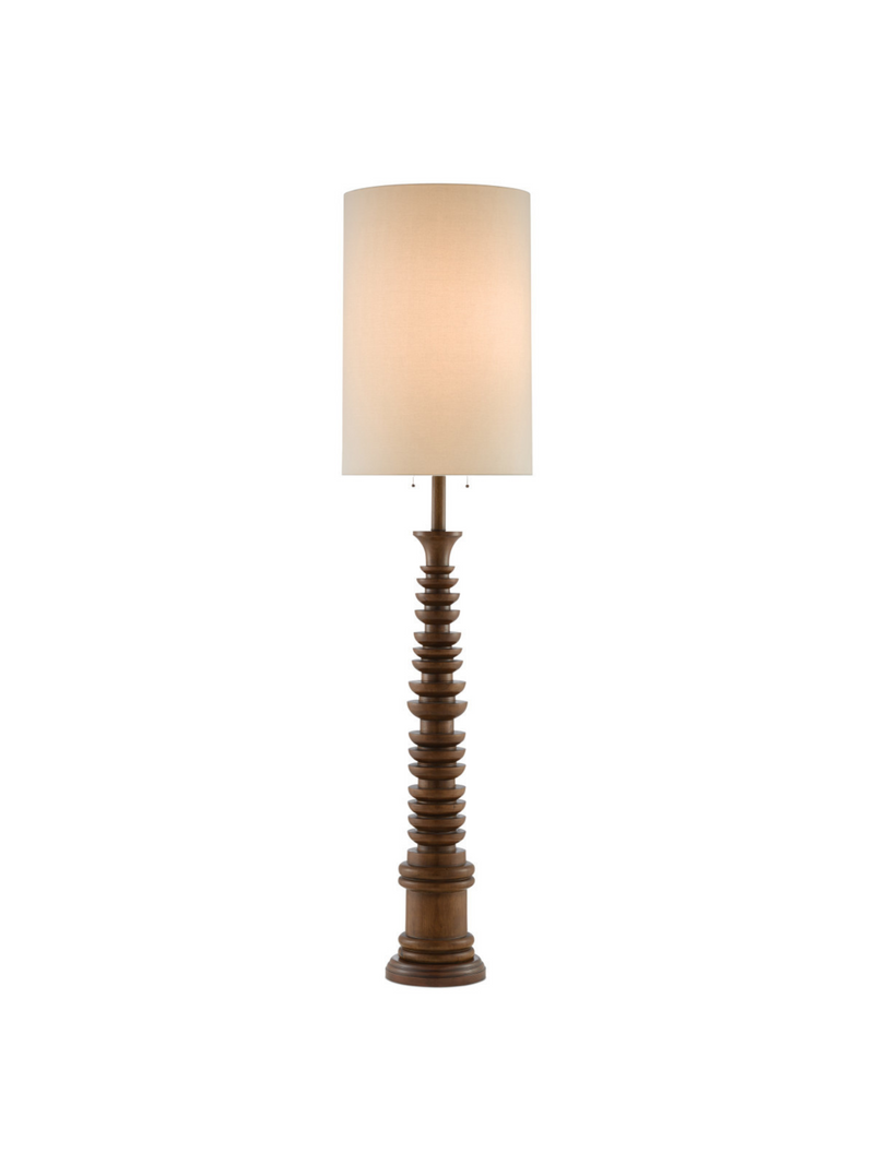 Malay Natural Floor Lamp