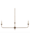 Mariposa Linear Bronze Chandelier