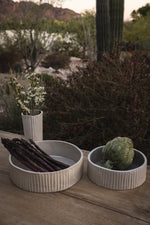 Ribbed Serving Bowls