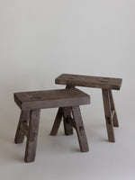 Petite Found Square Stool