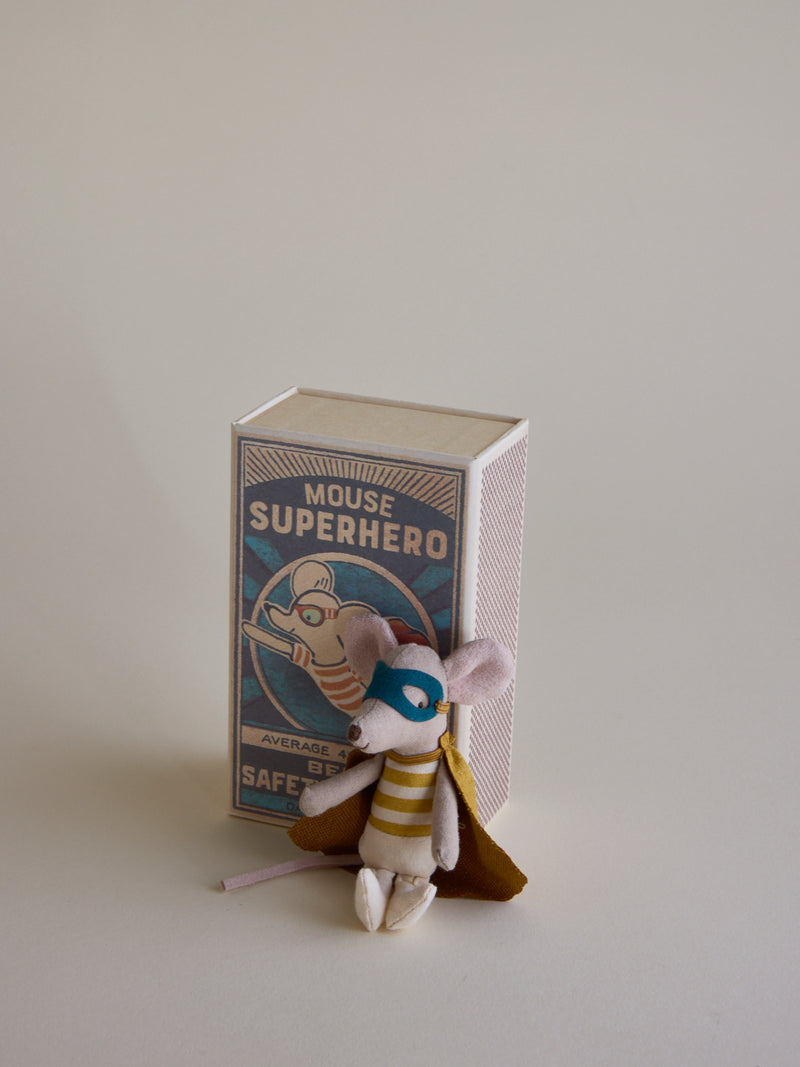 Superhero Mouse in Matchbox