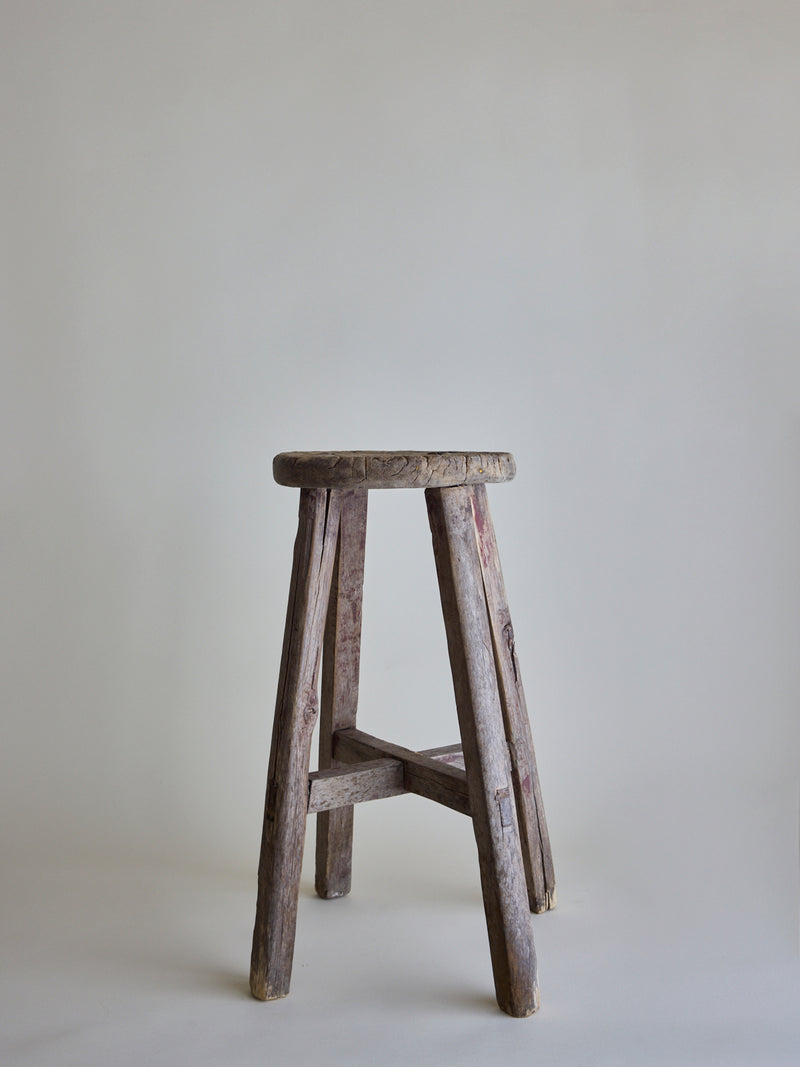 Found Round Stool