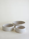 Ribbed Serving Bowls