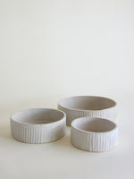 Ribbed Serving Bowls