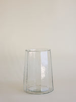Pebbled Glass Hurricane