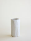 Tall Ribbed Vase