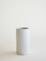 Tall Ribbed Vase