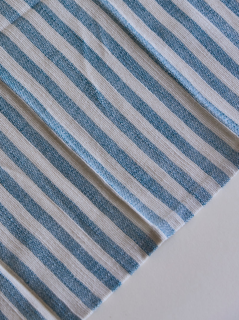 Natural and Blue Napkin Set