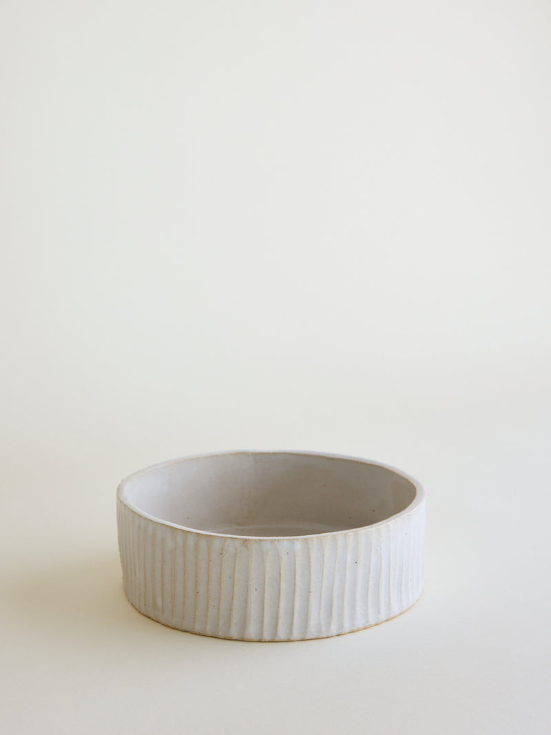 Ribbed Serving Bowls