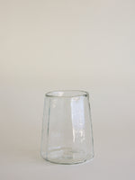 Pebbled Glass Hurricane