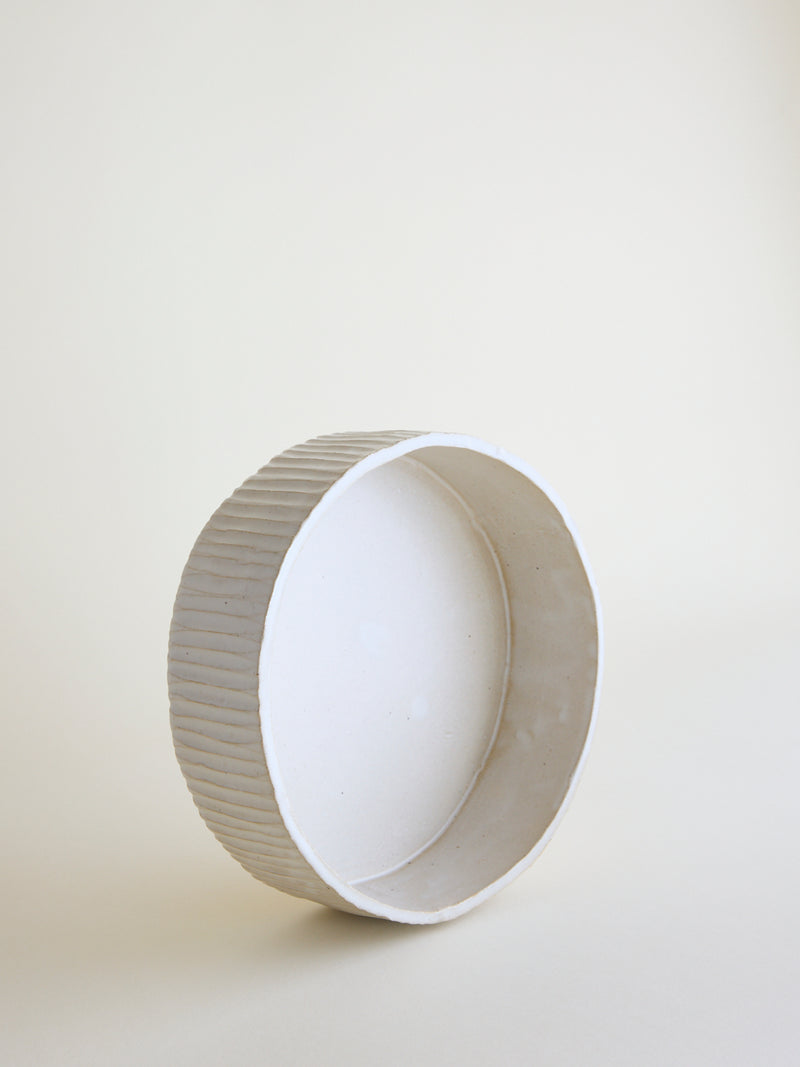 Ribbed Serving Bowls