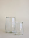 Pebbled Glass Hurricane