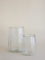 Pebbled Glass Hurricane