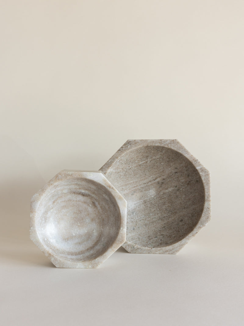 Marble Octagonal Bowl