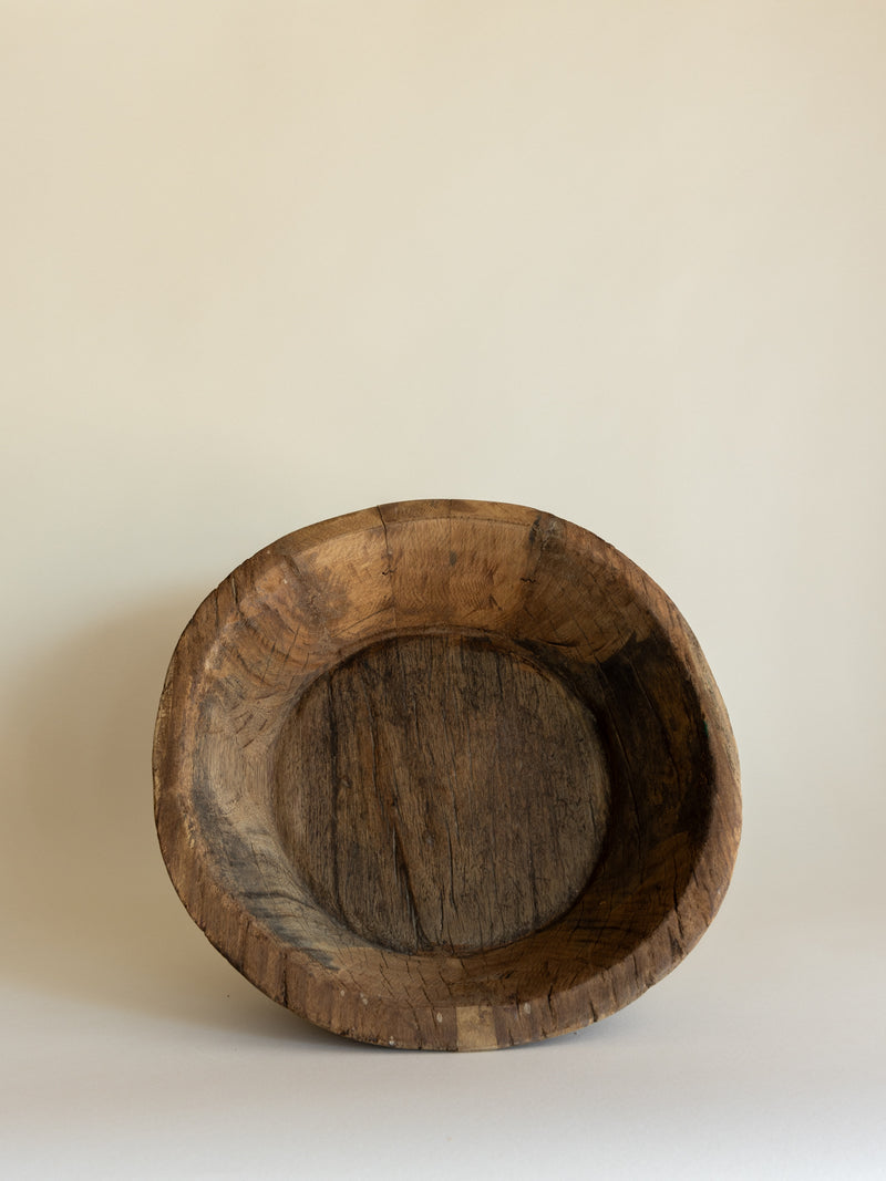 Melrose Found Teak Bowl