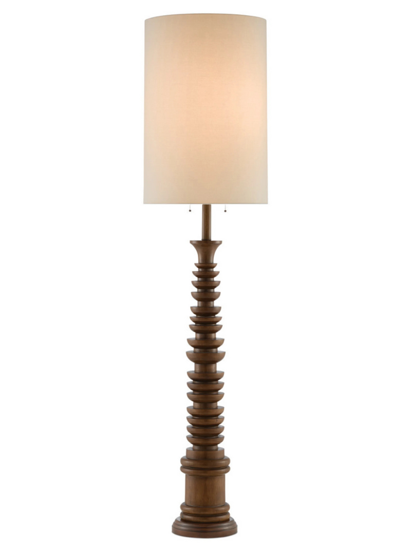 Malay Natural Floor Lamp