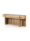 Rustic Oak Console Table