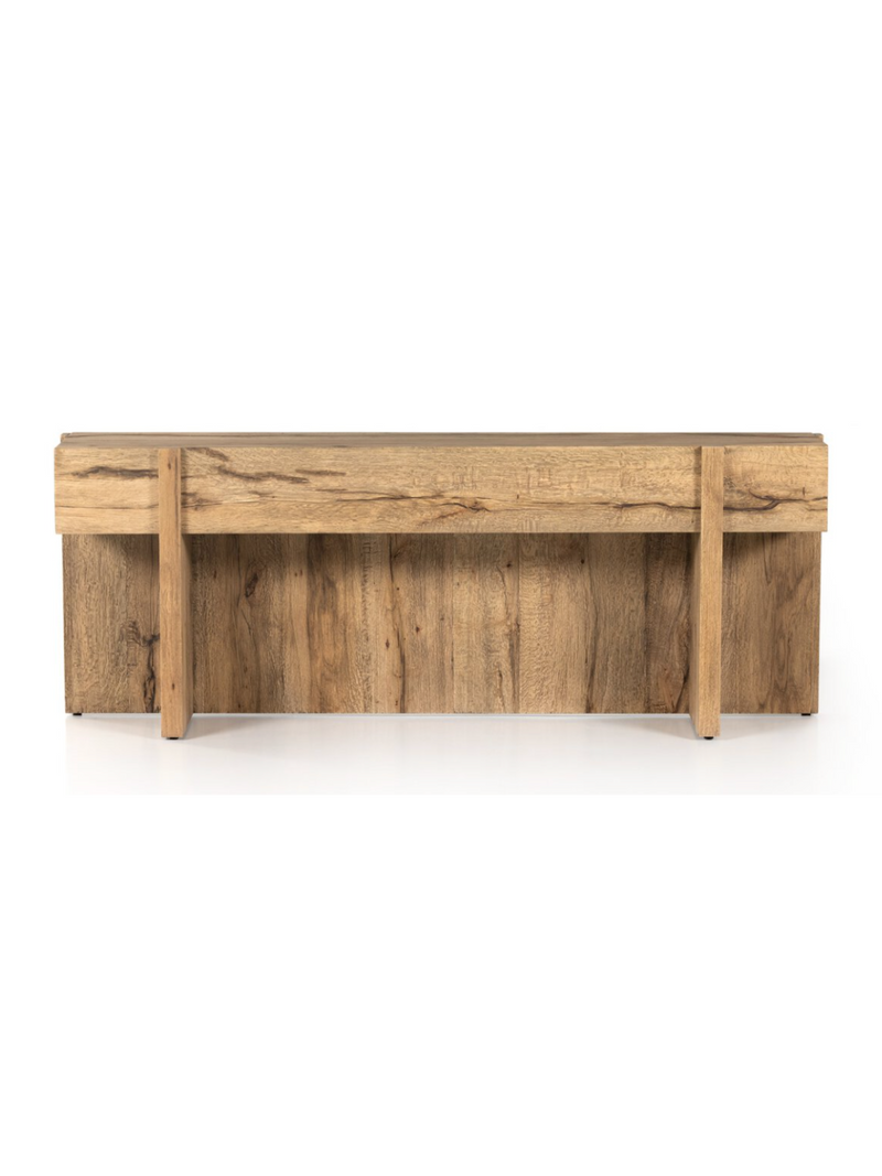 Rustic Oak Console Table