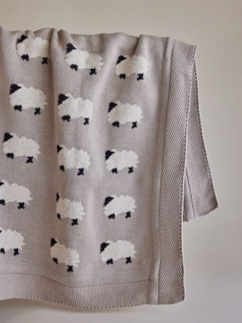 Baby Blanket with Sheep