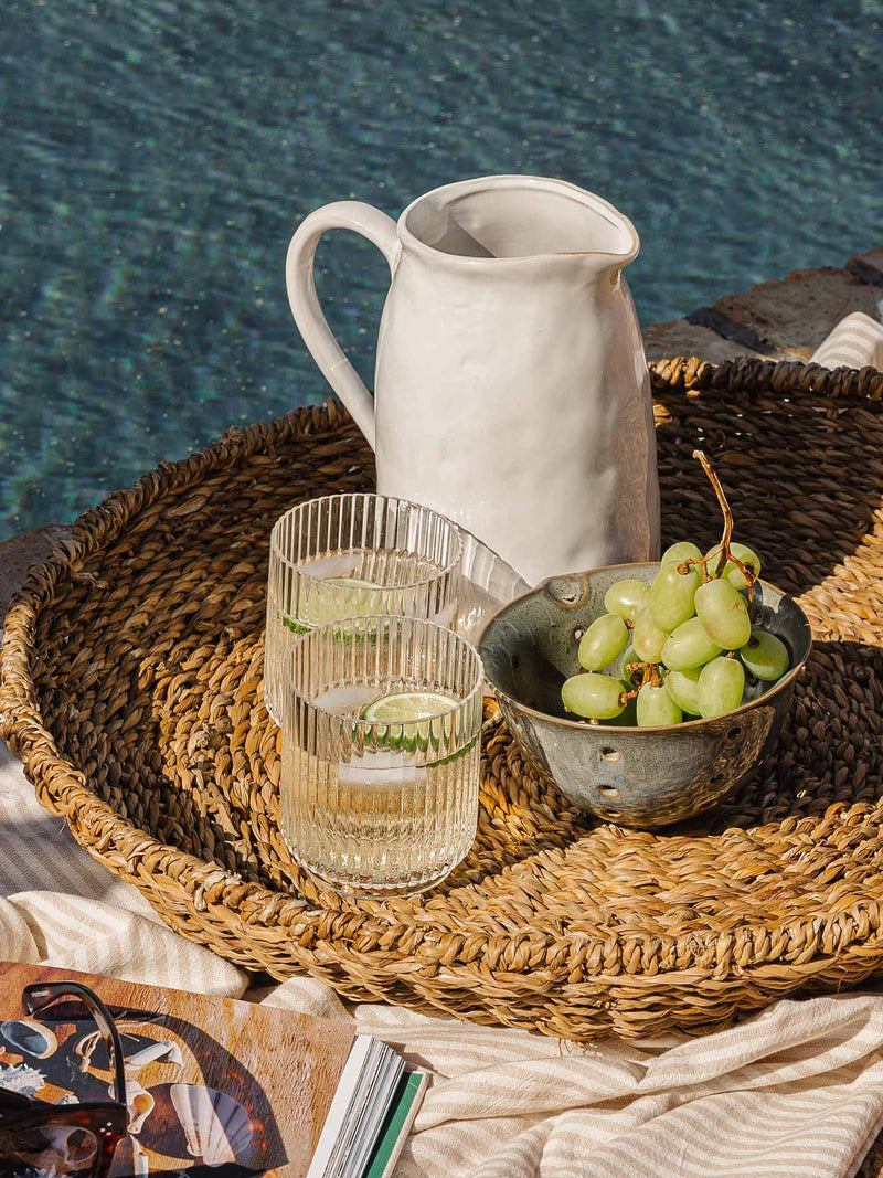 Round Seagrass Tray