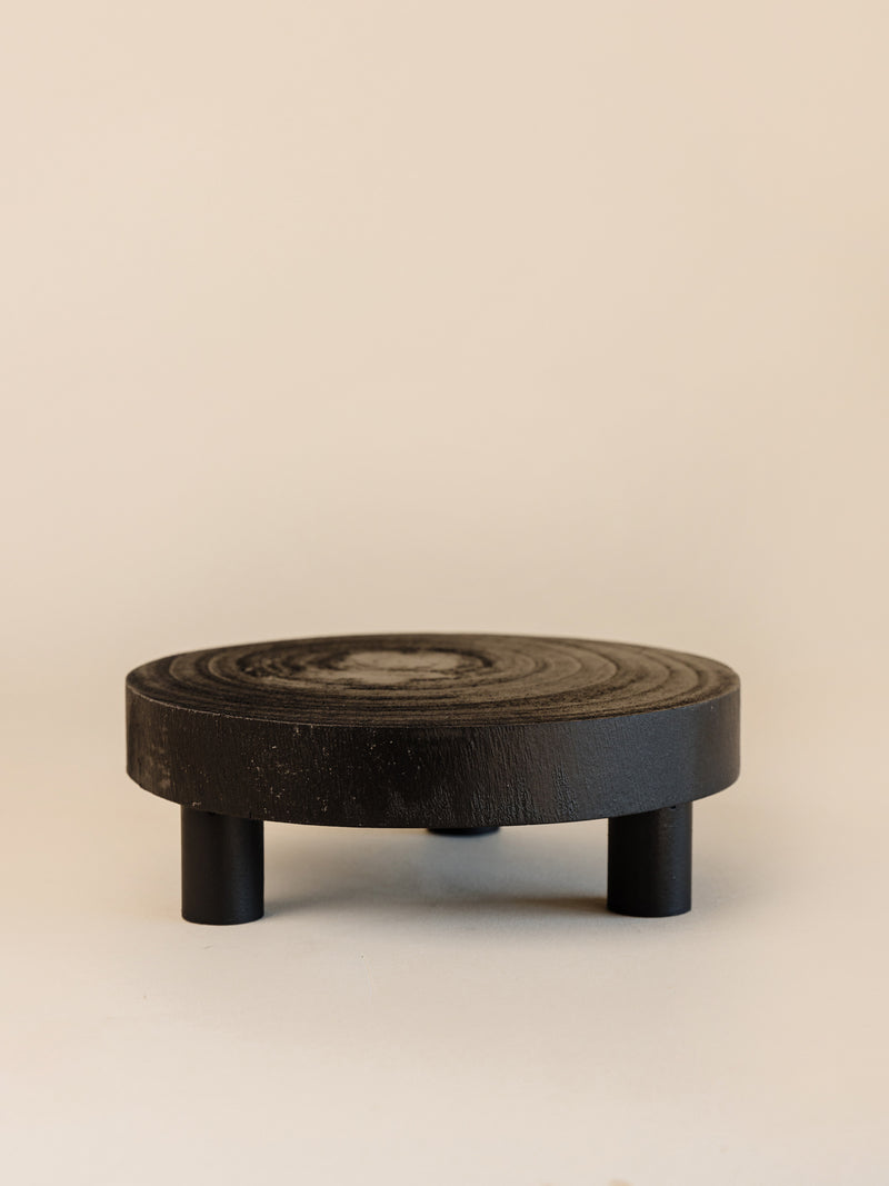 Wood Footed Pedestal