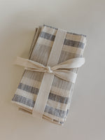 Woven Cotton Striped Napkin Set