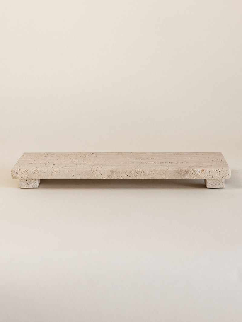 Travertine Footed Board
